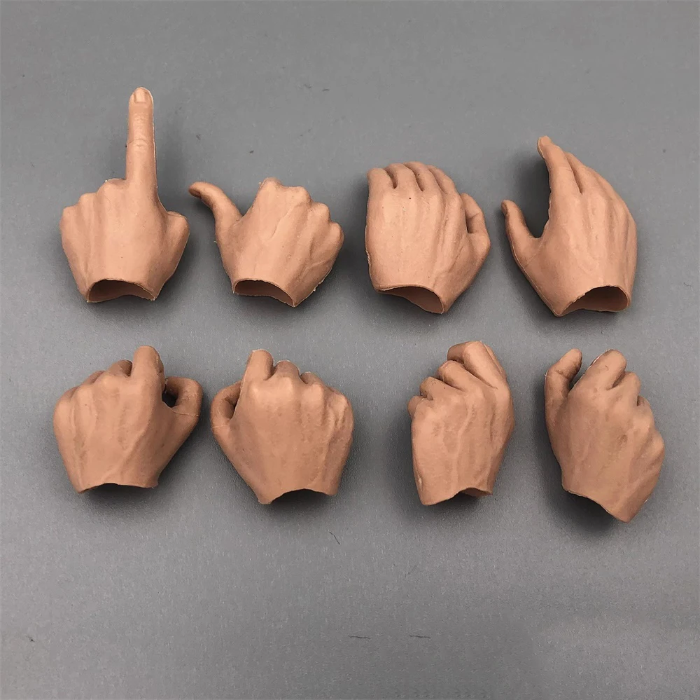 

For Sale 1/6th Modern Soldier Doll Hand Changeable Types 8PCS/SET PVC Material For 12" Action Figure Doll Scene Component DIY