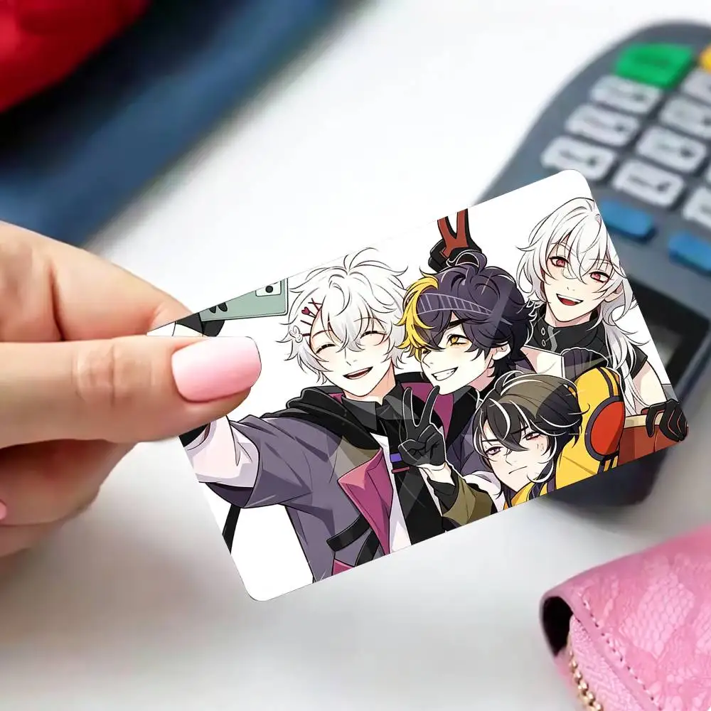 Gothic Dark Casper A Date With D-Death   4pcs 1Set Card Stickers Small Waterproof Chip 4PCS Card Sticker Anti-Scratch