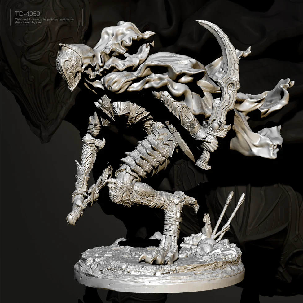 55mm 75mm Resin figure model kit DIY colorless and self-assembled TD-4050