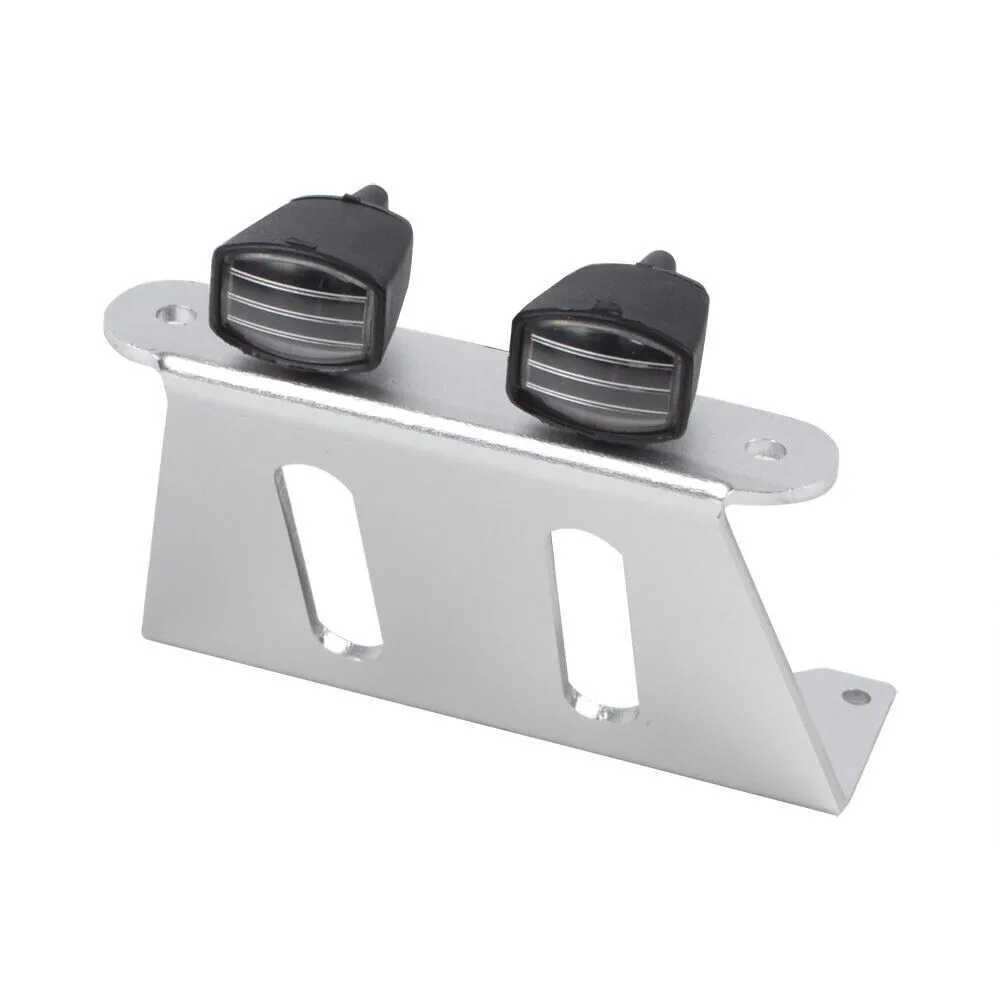 RC Aluminum Front Bumper w/Light Fit For Tamiya CW01 Lunch Box Midnight Pumpkin Parts