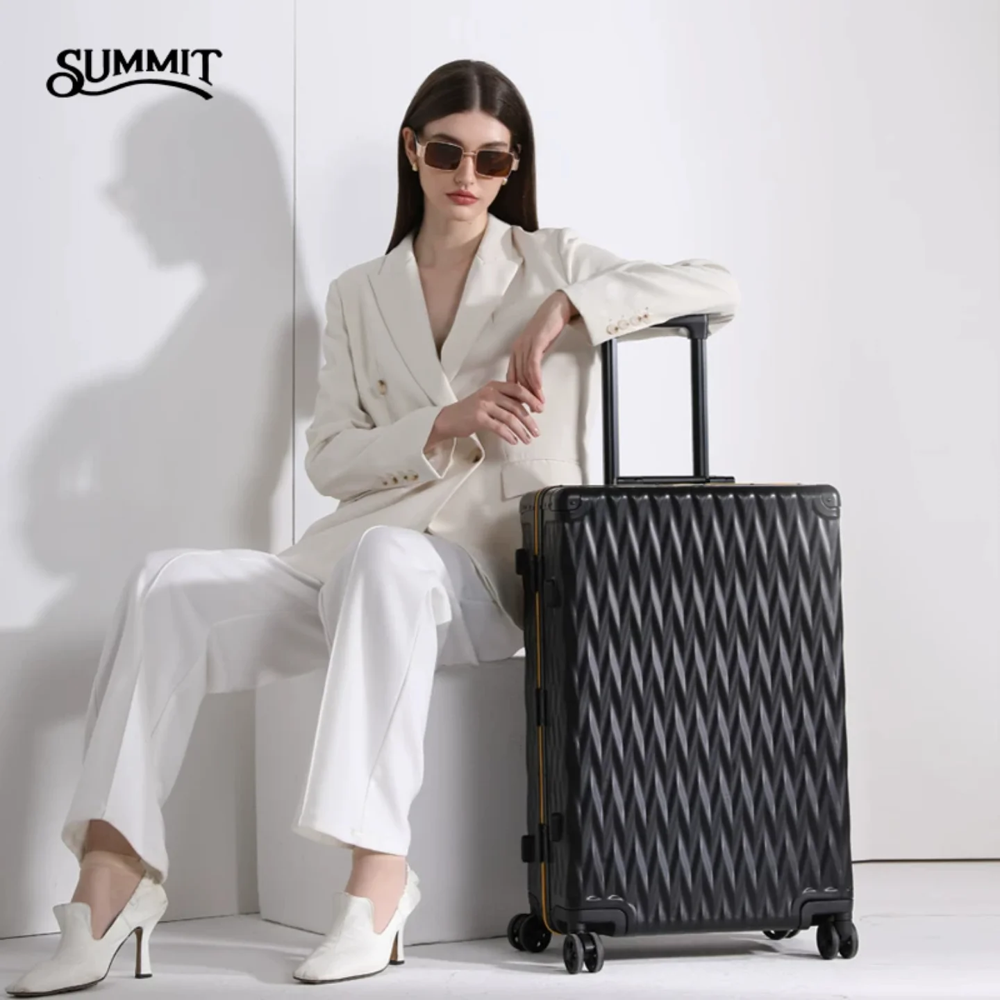 High‑Quality Aluminum Frame Full Aluminum‑Magnesium Alloy Trolley Travel Suitcase 20 Inch Carry‑on Boarding Luggage 24 Inch