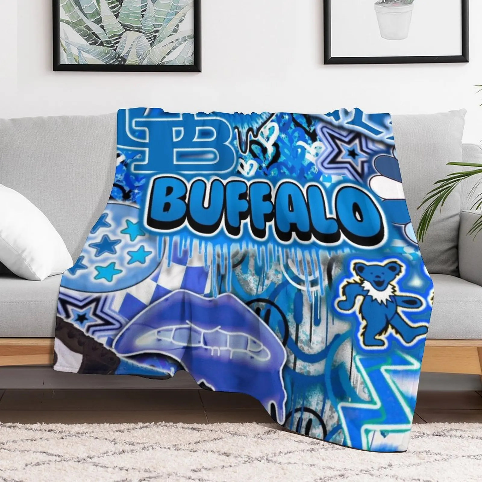 B U F F 2 . 0 Throw Blanket Sofa Warm Multi-Purpose Blankets