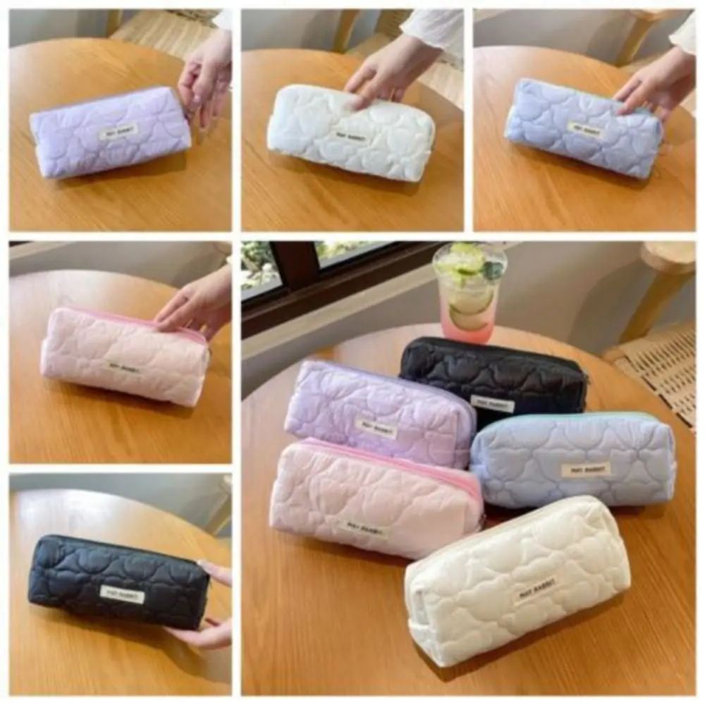 Portable Cute Pen Bag Large Capacity Simple Pencil Case Gift Dirt-proof Stationery Organizer