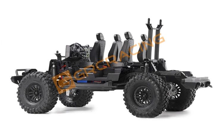 Symulacja wnętrza Modyfikacja siedzenia centralnego sterowania dla 1/10 RC Crawler Car Traxxas TRX4 Defender