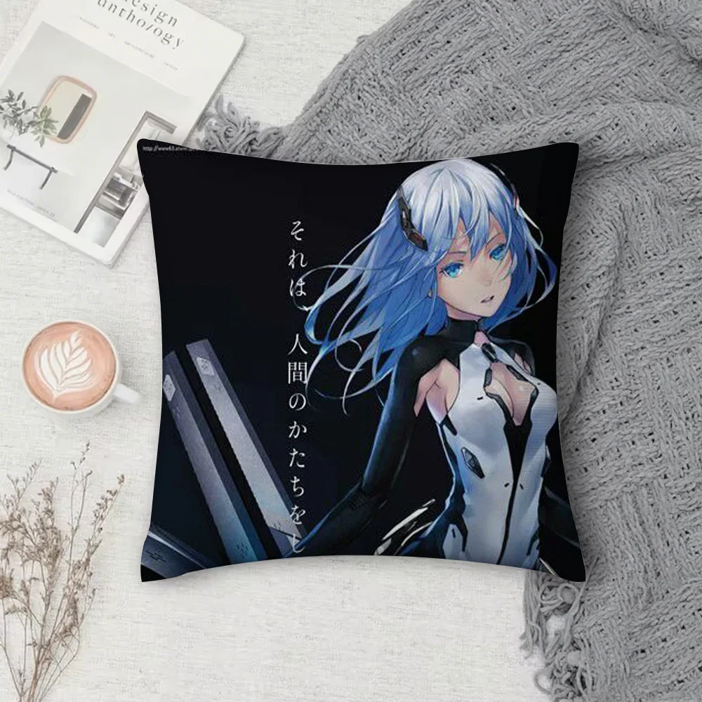 

Наволочка ANIME BEATLESS, квадратная, с двусторонней печатью, из короткого плюша, для дивана, для спальни