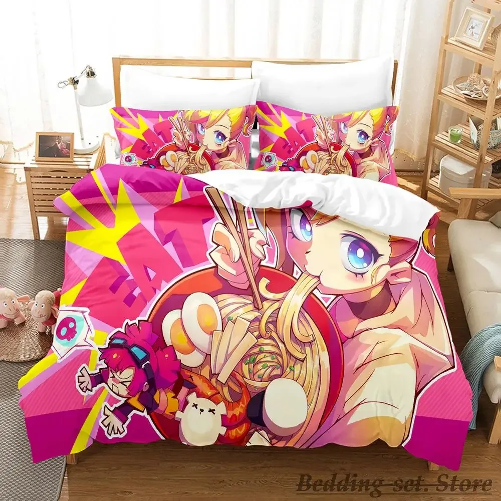 

2023 Muse Dash Bedding Set Single Twin Full Queen King Size Bed Set Adult Kid Bedroom Duvetcover Sets Anime parure de lit Bed