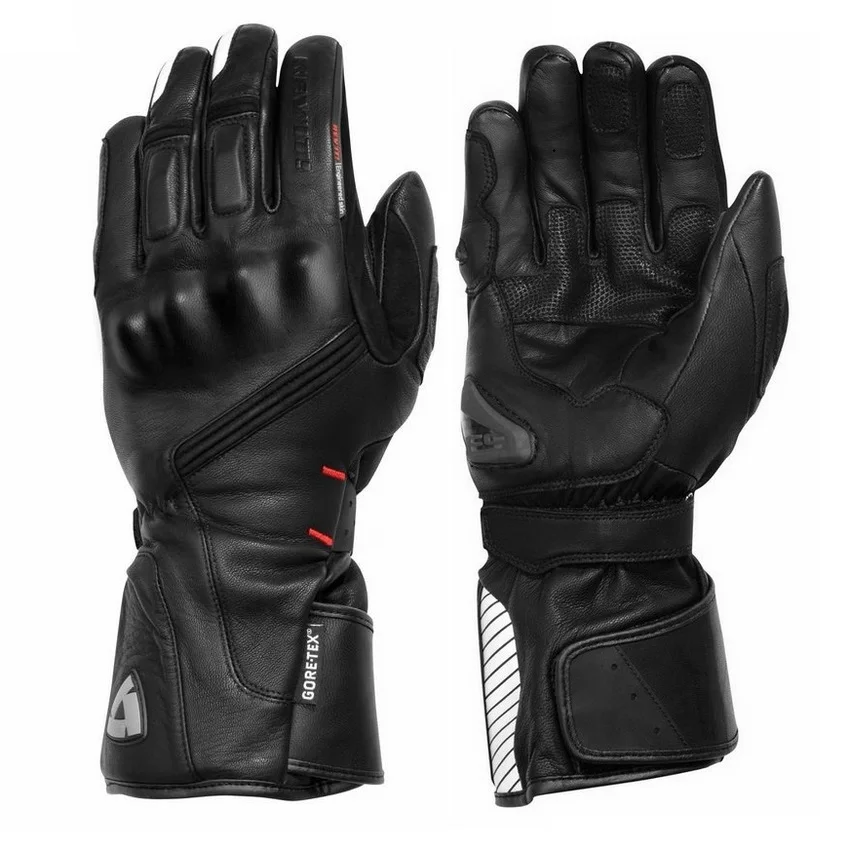 Kostenloser versand Revit Alaska H2O Winter Warme Wasserdichte Winddicht Schutz Motorrad Handschuhe Motorrad Reiten Echtes Leder