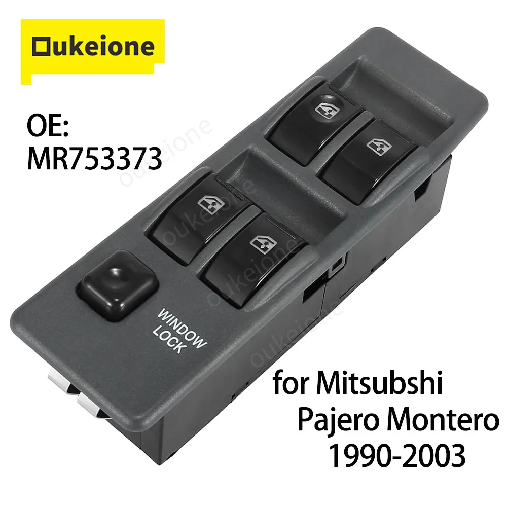 Electric Master Power Window Control Switch Controller MR753373 for Mitsubishi Pajero Montero 1990-1997 1998 1999 2000 2001 2003