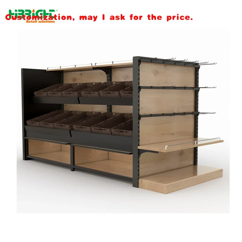 

custom.Suitable Various Stores Luxury Wooden Supermarket Shelf Convenience Store Shelves