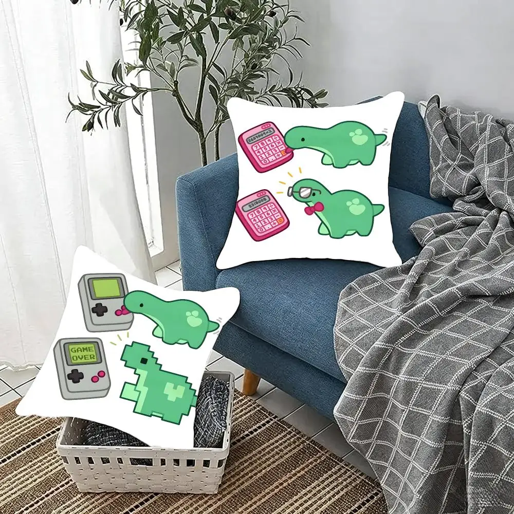 Legend Creature Nessie Cushion Cover Fluffy velvet Nordic style plush Living room sofa decorative