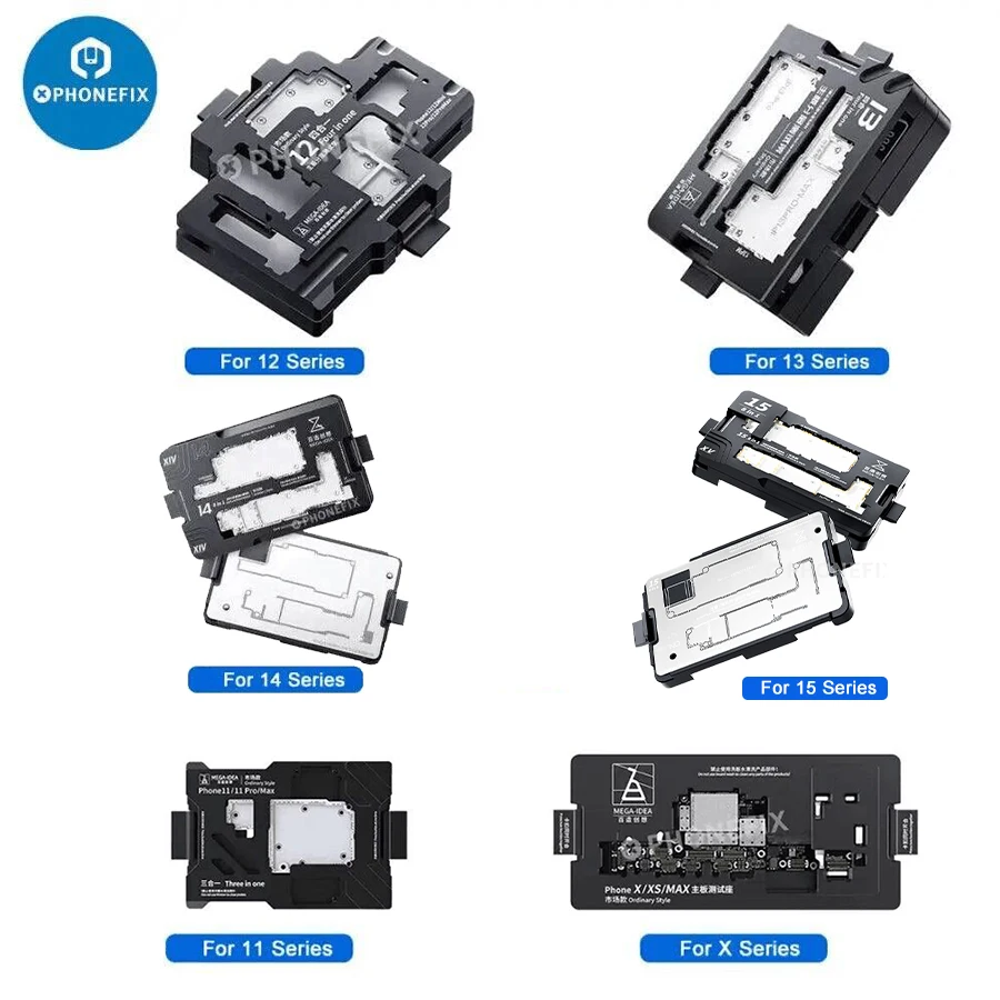 Qianli iSocket Motherboard Test Fixture for iPhone X XS XR 11 12 13 14 15 Plus Pro Promax Logic Board IC Chips Function Tester