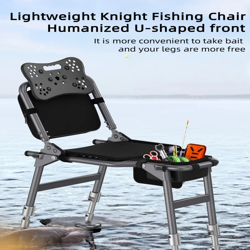 

The fishing chair portable lightweight and multi-functional The fishing seat can be folded Sports and Entertainment