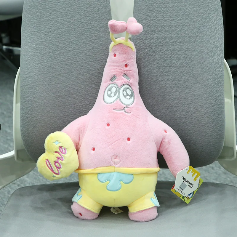 Authentic SpongeBob SquarePants Plush Toy Claw Machine Hanging Decoration Doll Girls Cute and Fun Furniture Decor Accessory Gift