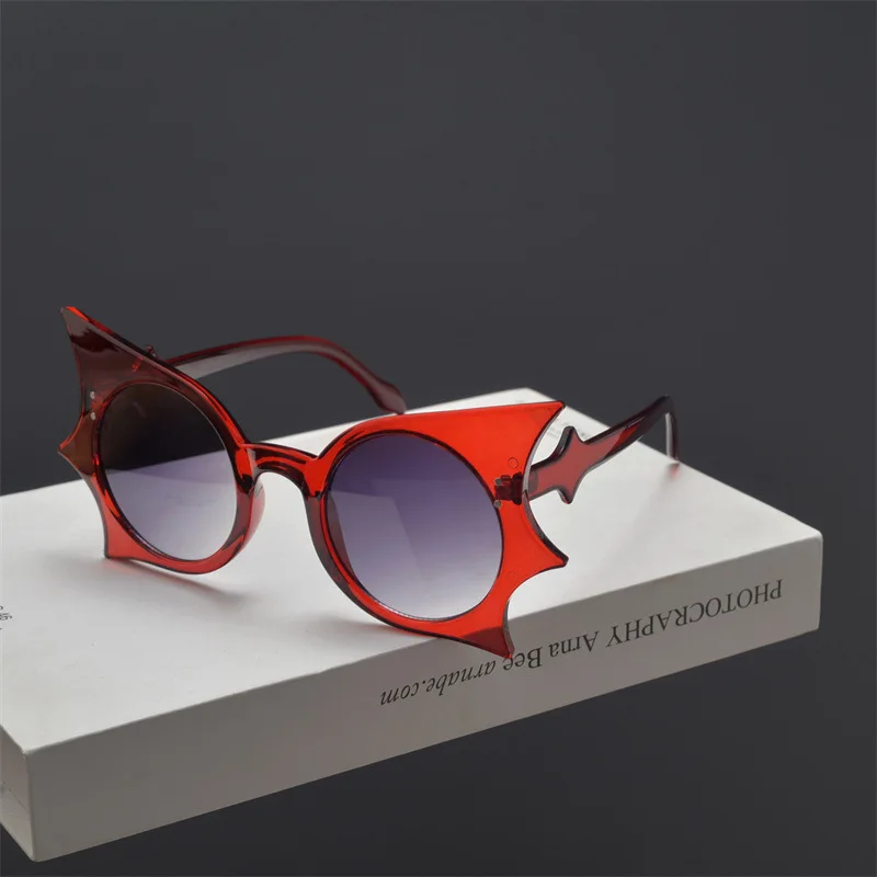 1PC Halloween Fledermaus Hip Hop Lustige Sonnenbrille Neue Sonnenbrille Nachtclub Disco Sonnenbrille – Detail 14