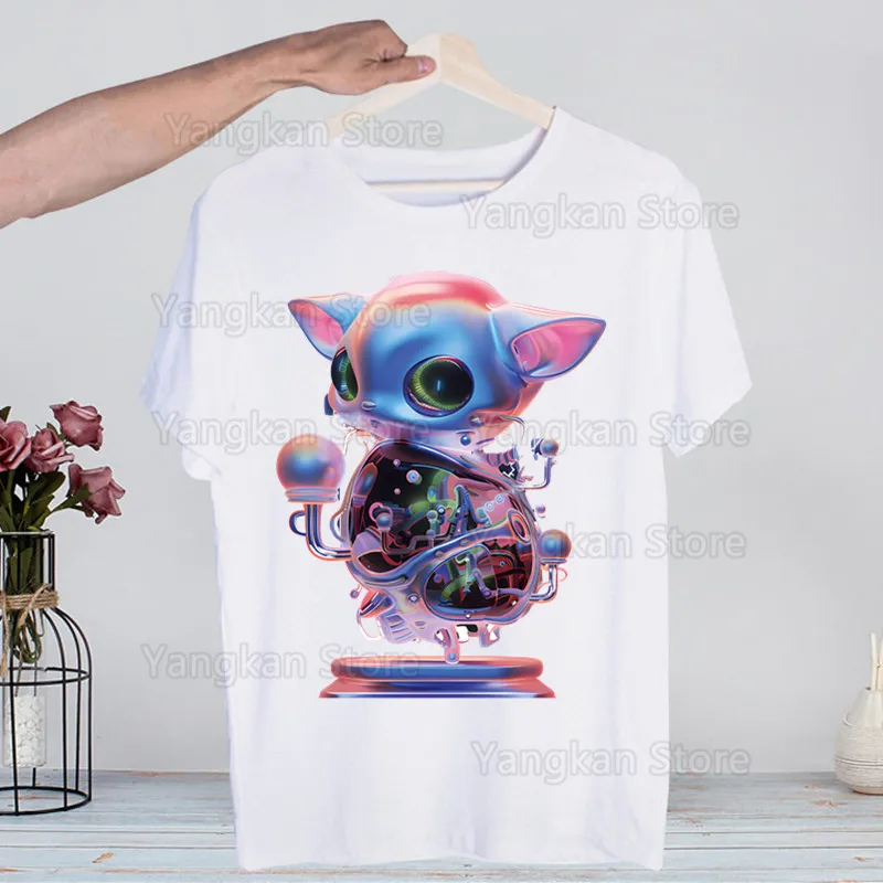 Frutiger Aero Graphic T Shirts Men/women Summer Harajuku Mens Streetwear Camisa Casual O Collar Custom Shirt