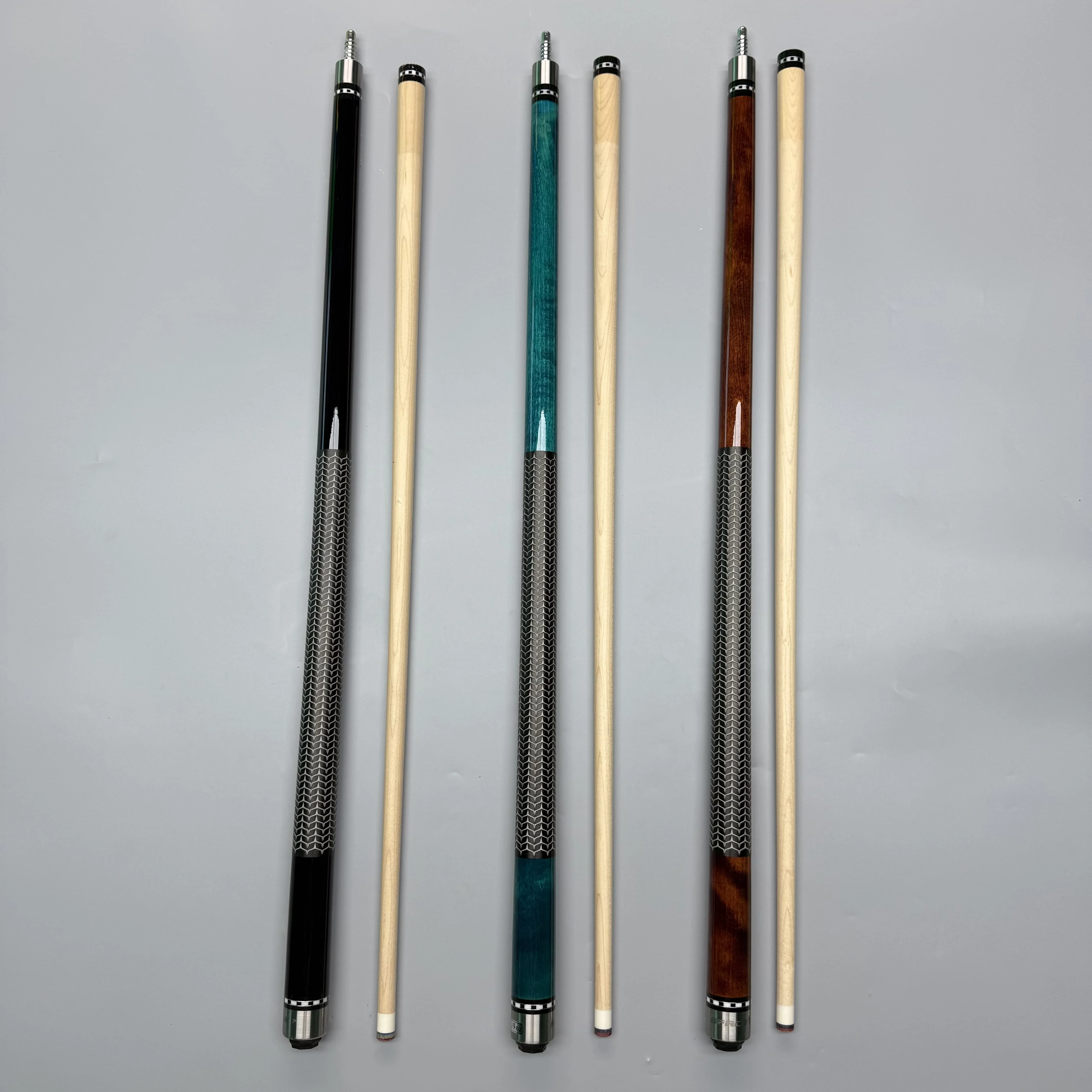 

Leather Grip Maple Club Billiard Pool Cue