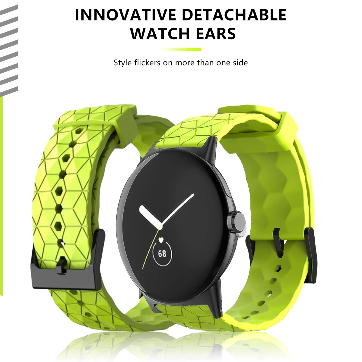 Silicone Strap for Google Pixel Watch 4 3 45mm Watch Strap Bracelet correa Replacement for Google Pixel Watch 2 41mm Sport Band
