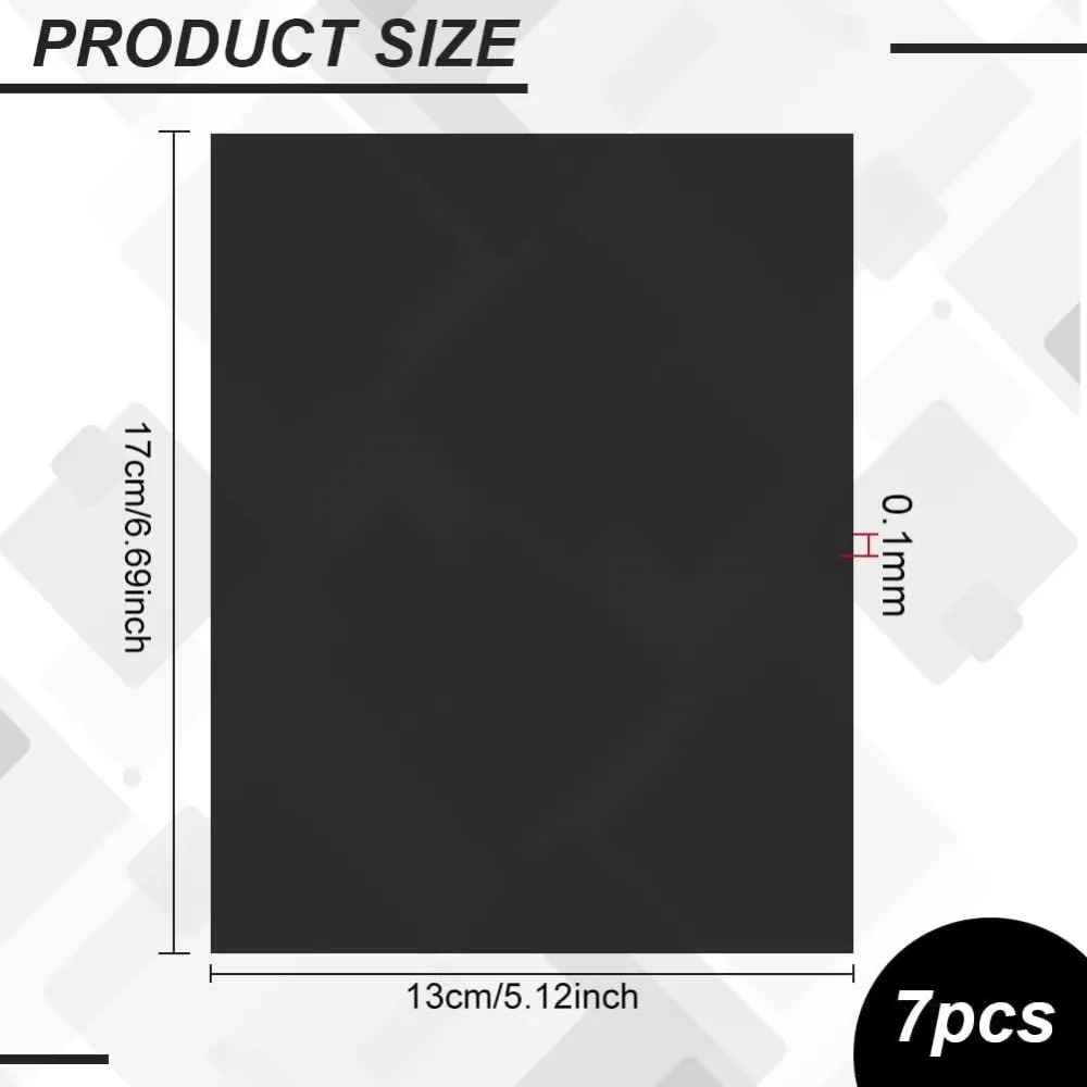 7 Sheets LED Light Blocking Stickers 6.6x5.1inch Routers Dimming Sheets with Self-Adhesive Backing for Electronics Alarm Clock