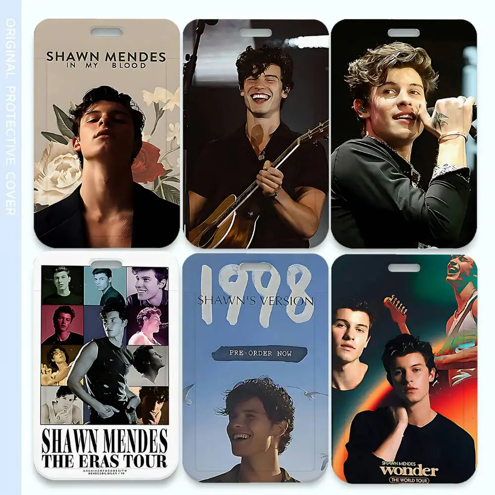 

Модный роскошный держатель для ID-карт с ремешком от Шона Мендеса, подарок для мужчин и женщин, для повседневного использования.