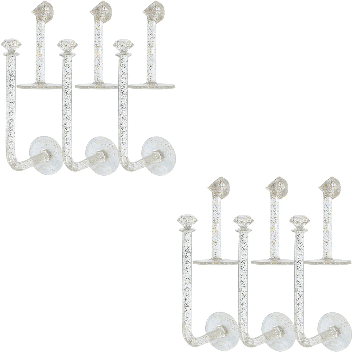 

2 шт., декоративные настенные крючки для украшения волос