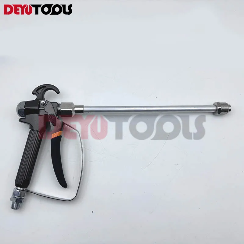 Airless Paint Spray Gun extend poles with spray tip and spray guard China Manufacture high quanlity 10" 15" 20" 30"