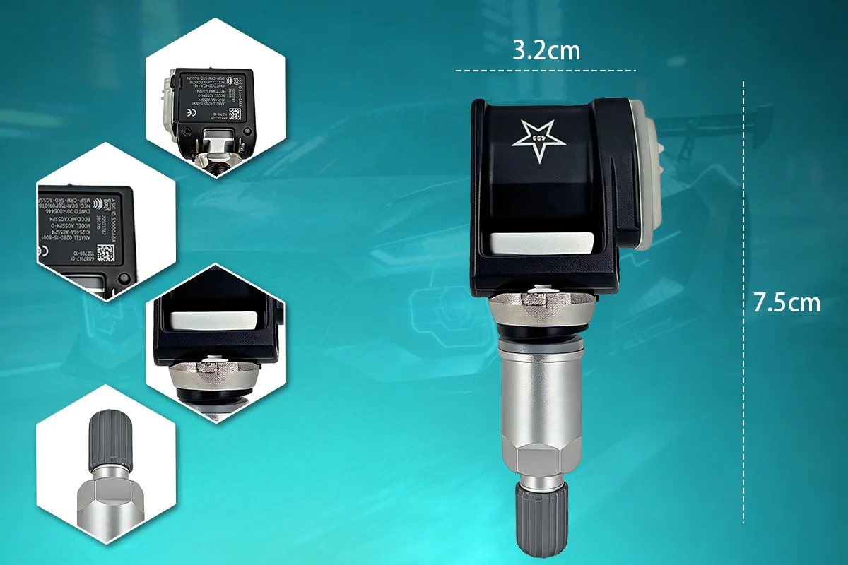 TPMS-Sensor 36106887147 für BMW G01 G11 G20 G30 G31 540i 740i 433MHz Reifendruckkontrollsensor Ersatz 6887140 – Detail 4