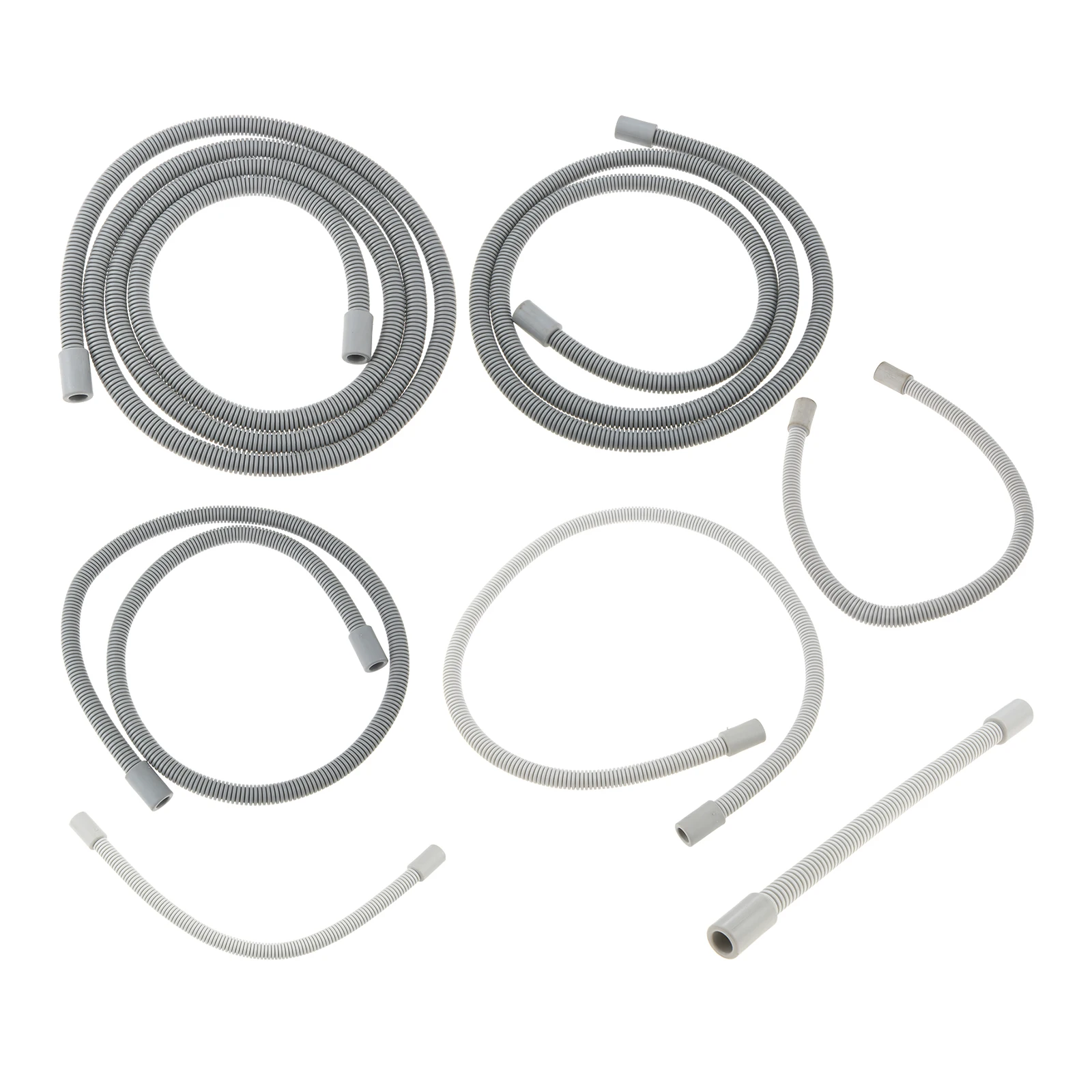 1pc 10mm Extended Drain Pipe for Washing Machine 0.2m-2m PE+PT Water Pipe for MIDEA for HAIER for SIEMENS Drying Machines