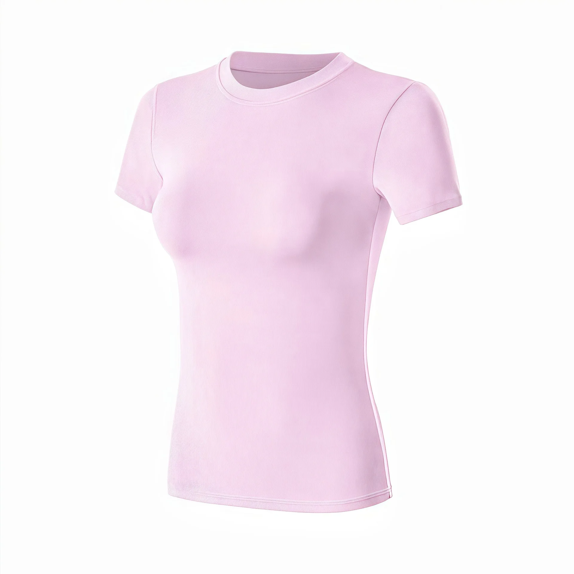 Short Sleeve Sports Tee Waist Cinched Loose Casual Yoga Top Women Jogging Street Daily Pilates Fitness Training Athletic Wear
