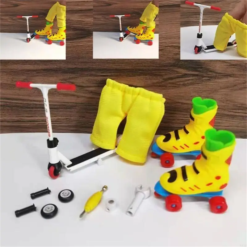 

N84E Finger Roller Skate Interactive Finger Scooter Toy for Adult Kid Interactive Toy