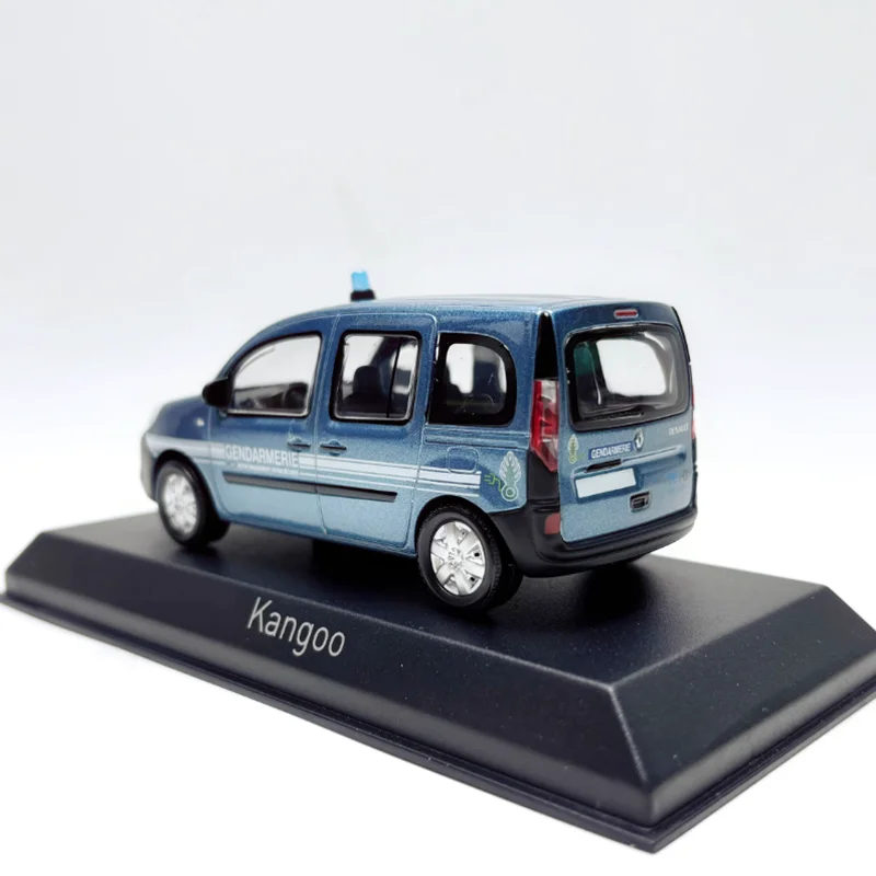 Normv diecast escala 1:43 cangoo motor de bombeiros/liga de polícia simulação modelo de carro coleção decoração menino presente exibição estática