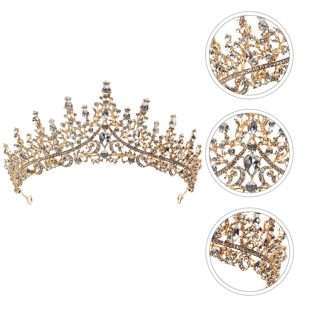 

1 шт. хрустальная свадебная корона, элегантный легкий аксессуар для волос, украшение для вечеринки, декор для свадебного платья
