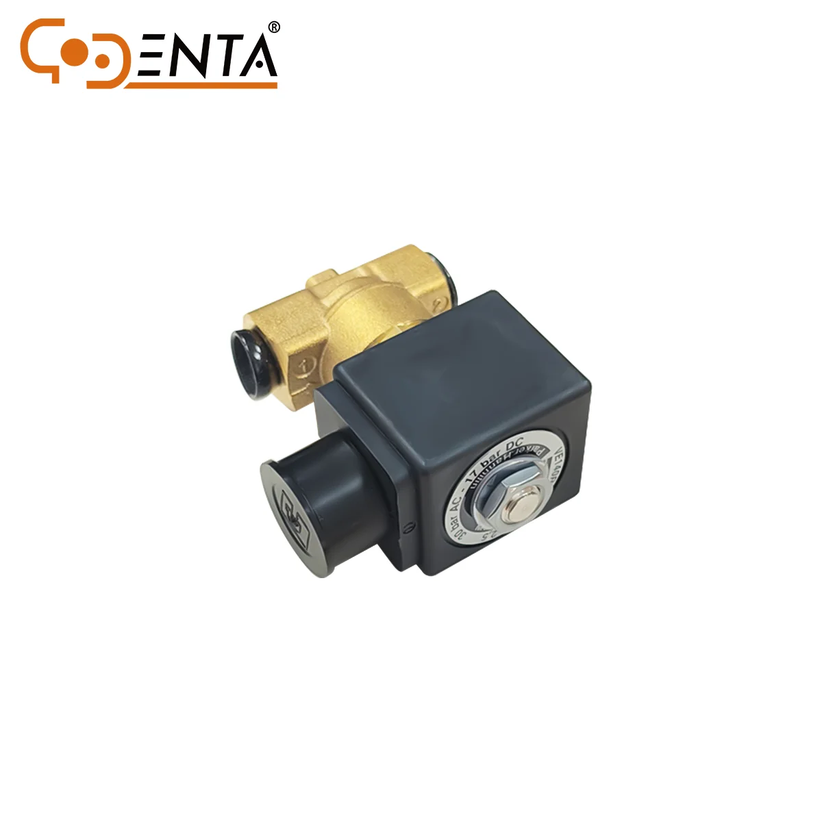1/4 Inch Solenoid Valve With Parker ZB09 Coil 9W 220-230V 50-60Hz Replacement Spare Parts Compatible For BLACK&DECKER Steam Equi