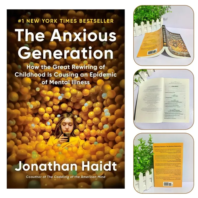 Uma geração de livros anxiosos, estratégias dirigidas por dados de saúde mental adolescente para pais, educação de psicólogos sociais.