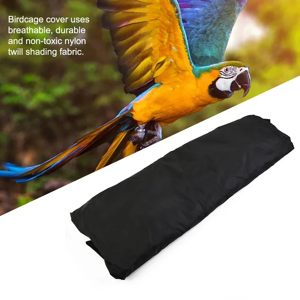 New Bird Cage Cover Black-Out Birdcage Cover Breathable Washable Birdcage Shade Shield Guard Parrot Cage Protector Hot Selling