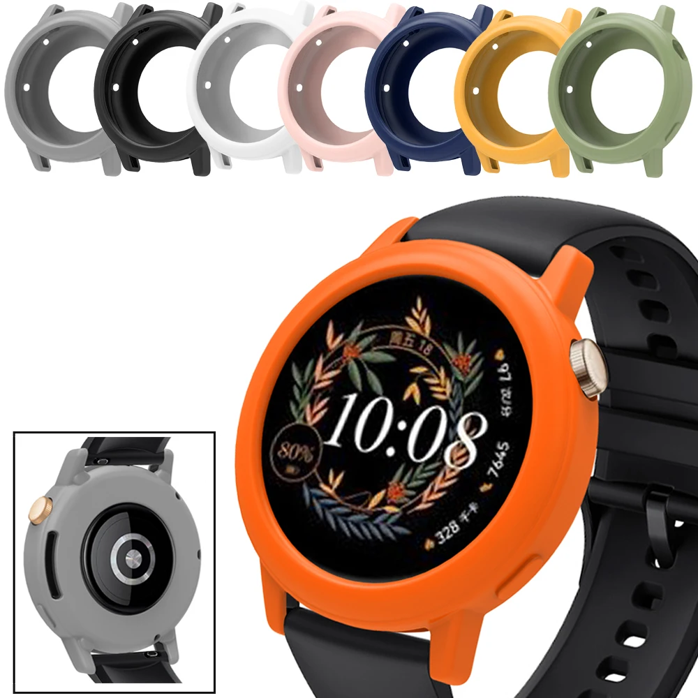 Soft Silicone Case Cover for Huawei GT 3 42MM Smart Watch Protector Shell Shockproof Screen Protection Frame Accessories