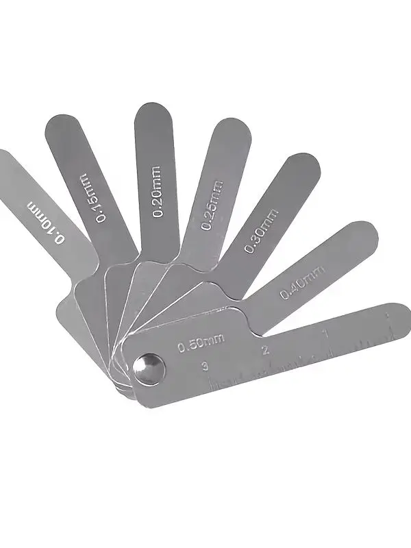 0,1 - 0,5 mm Zahnspalt-Messlineal, Zahnspalt-Messgerät mit Reziprok-System, Edelstahl-Kieferorthopädie-Instrument – Detail 5