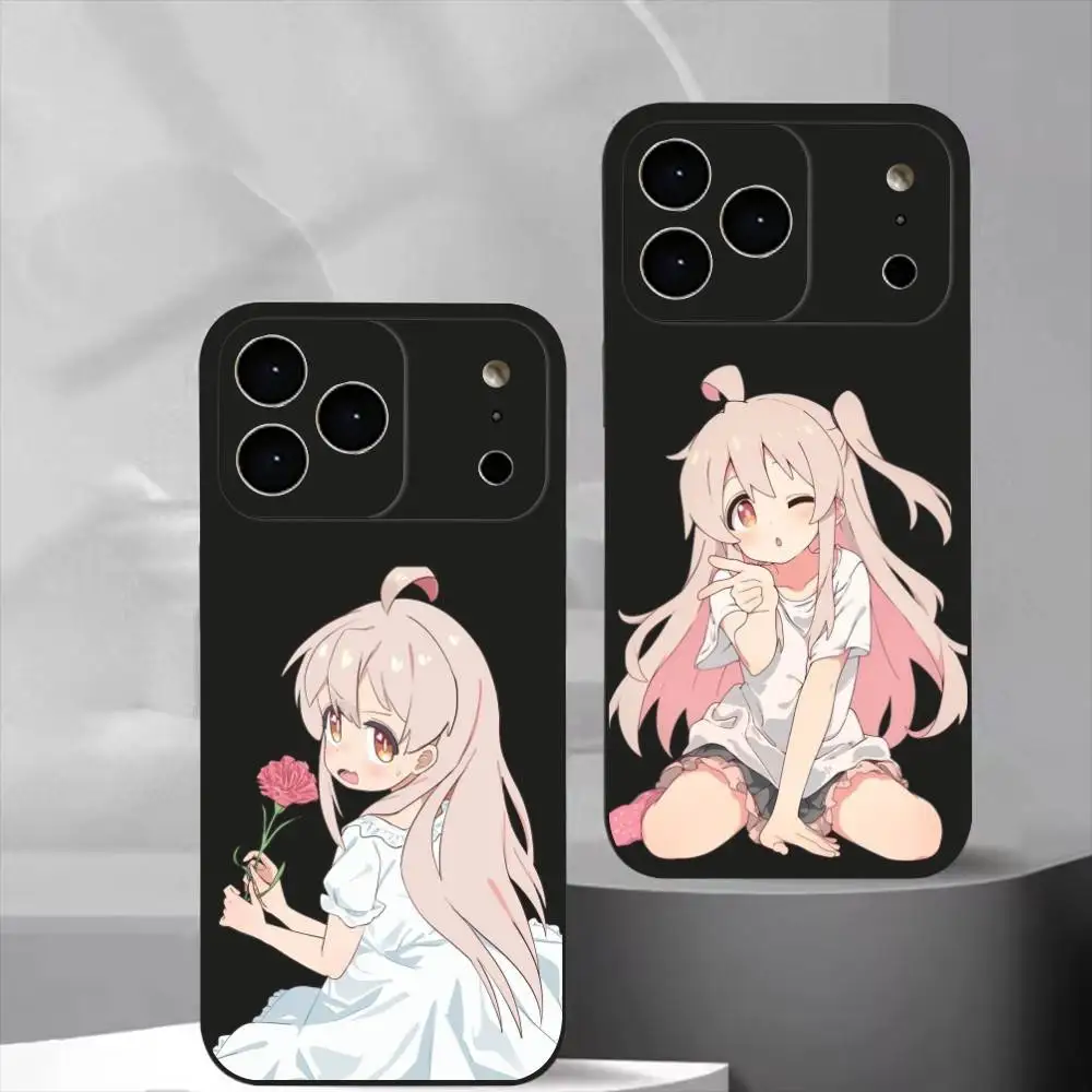 

Mahiro Oyama Onimai Anime Phone Case For iPhone 17,16,15,14,13,12,11 Plus,Pro Max, Black Silicone Cover