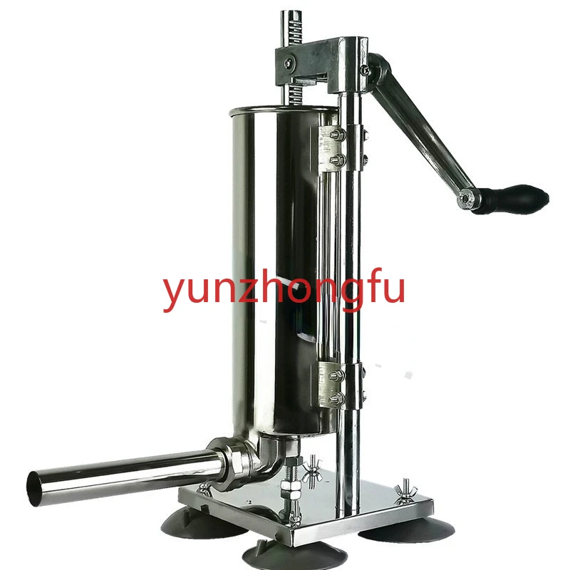 4l Manual Syringe Machine Stuffer Steel Filling Fill Sausage Stainless Meat Homemade