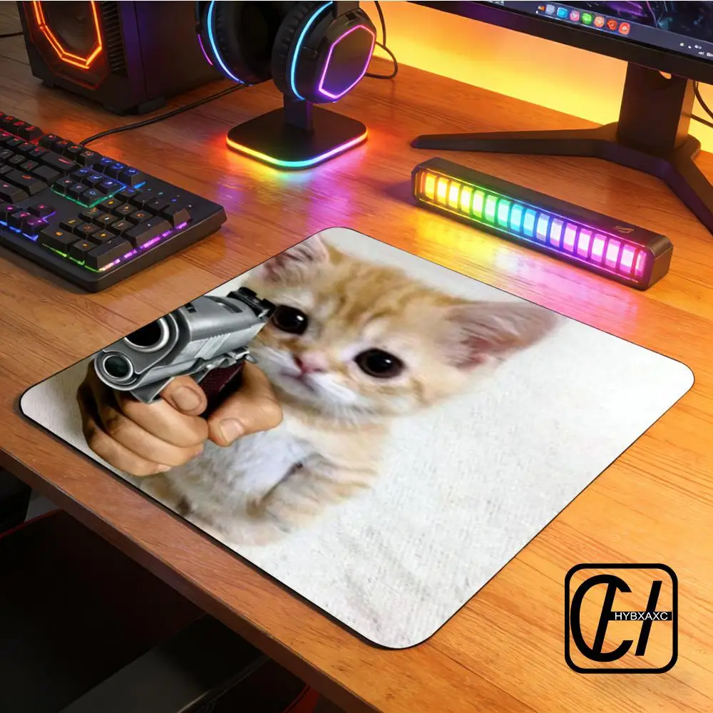 

Cute and funny cat Mouse Pad Keyboard Mousepad Game Mousemats Gaming Accessories Office Computer Gamer Laptop Desk Mat XAXC