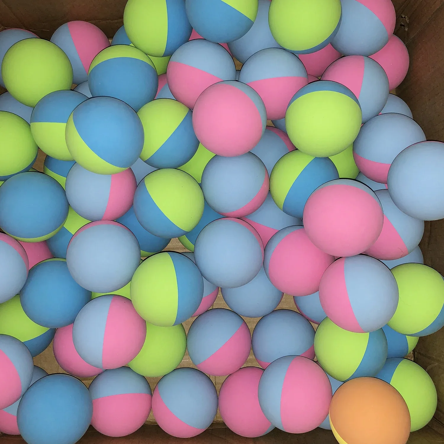 

12pcs/lot 5.5cm Durable Random Color Racquetball Low Speed Rubber Hollow 125-135CM Elasticity Fitness New Squash for Competition