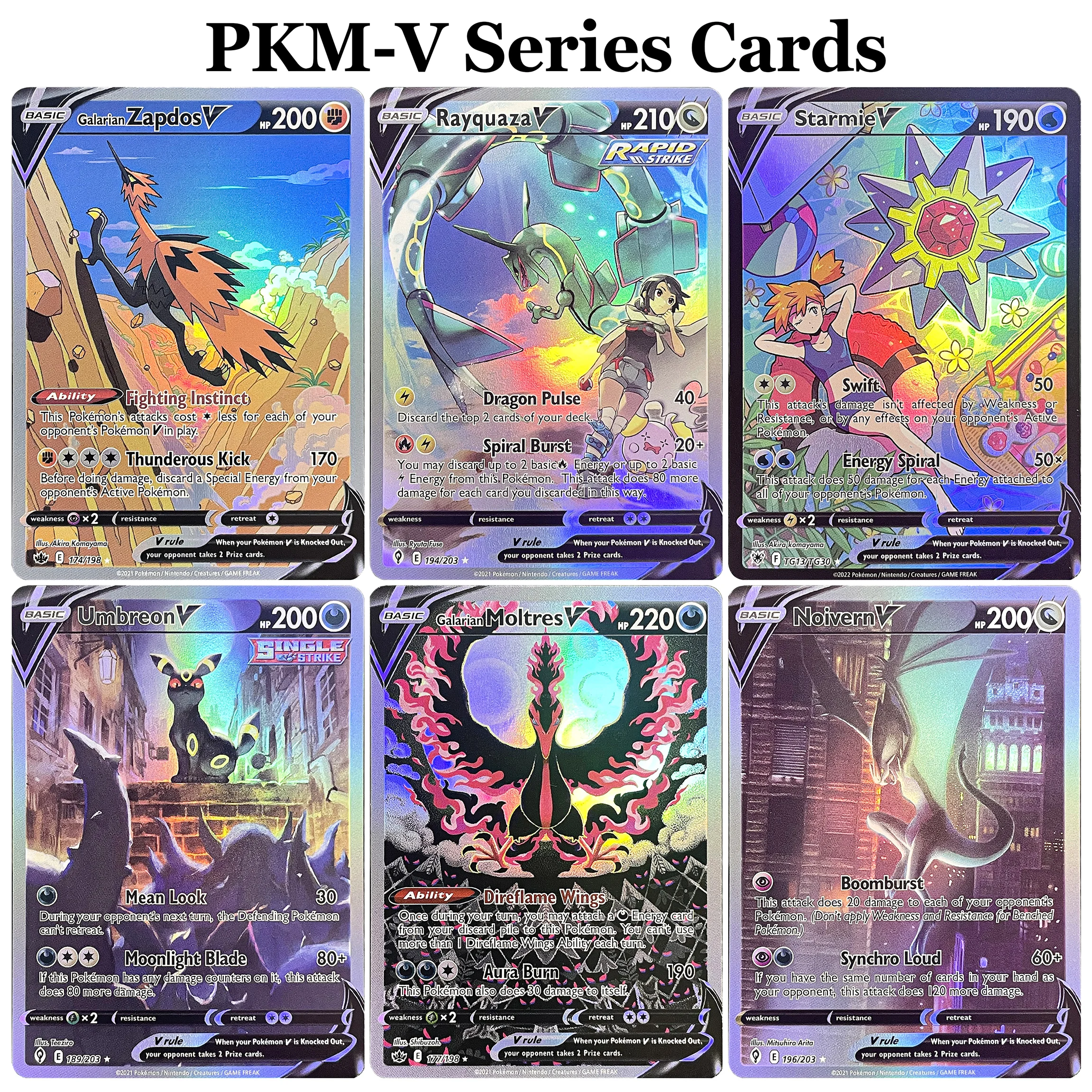 cartes-de-base-pokemon-serie-v-rares-holographiques-perrserker-pikachu-rotom-tyranitar-vaporeon-ninetales-regidrago-proxy