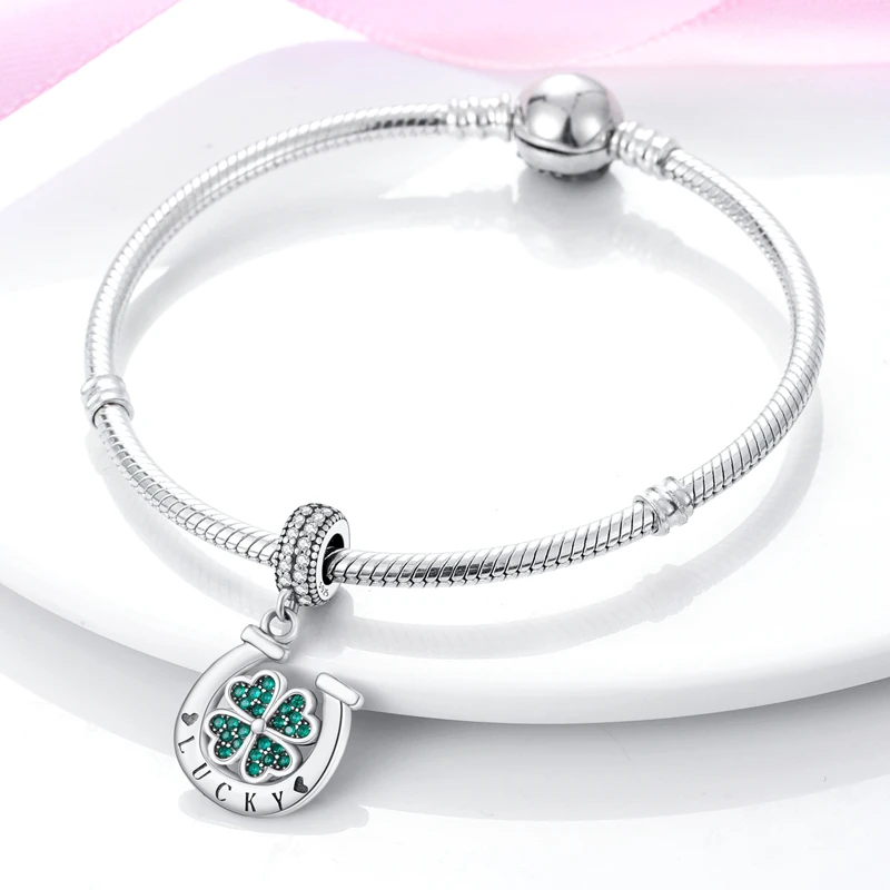 925er Sterlingsilber, grüne Serie, Avocado-Anhänger, Kaktus-Charms, Perlen, passend für Original-Armbänder, Damen-DIY-Schmuck – Detail 7