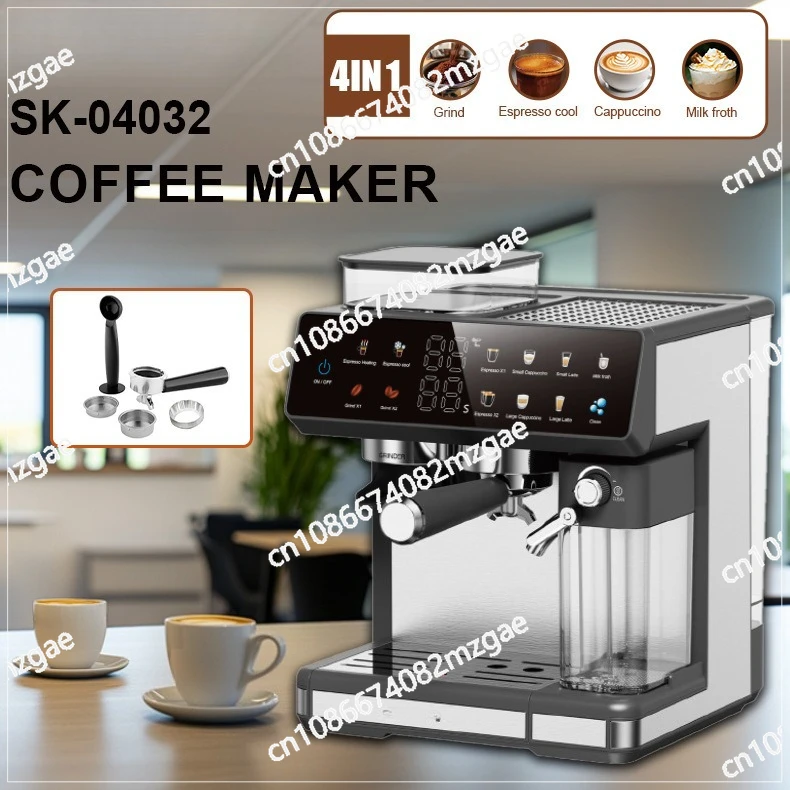 

Coffee machine Semi-automatic espresso machine Grinding brewing steam espresso machine