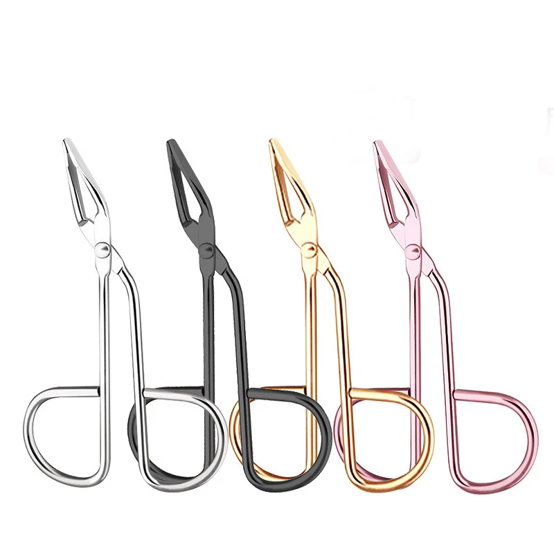 Professiona Elbow Eyebrow Pliers Clips Scissors Tweezers Golden Silver Straight Pointed Eyebrow Plucking Make Up Beauty Tool New