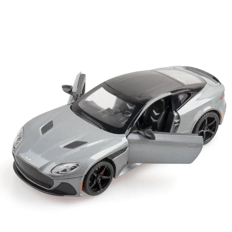 Alloy 1:22 Aston Martin DBS Car Model Diecasts Toy Car with Sound and Light Model Pendants Metal Collection Voiture Miniature