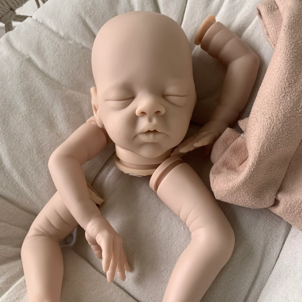 

16Inches Reborn Doll Kit Daisy Newborn Sleeping Baby Premie Size Unfinished Unpainted Doll Parts DIY Unassembled Doll Kits