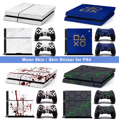 Skin Wrap for PS4 Full Protective Decal Cover for PS4 Console Skin Game Accessories for PS4 Controller Sticker