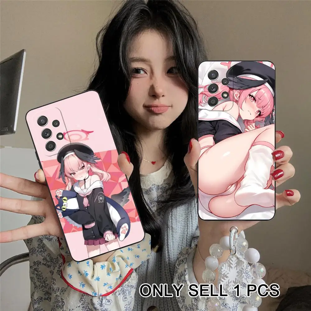 Blue Archive Koharu Phone Case for Samsung Galaxy A57 56 55 54 53 52 51 37 36 35 34 33 32 31 5G Soft TPU Shockproof Cover