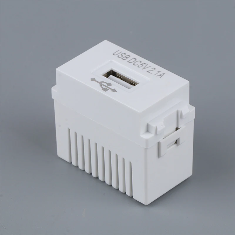 128 Type USB Charger Single Hole AC 220V Input And Output 2.1A 1A Mobile Tablet Power Supply Module