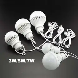 USB Power portátil Camping lâmpada, lanterna, mini lâmpada LED, livro luz, leitura, estudo tabela, super brilhante, ao ar livre, 5V